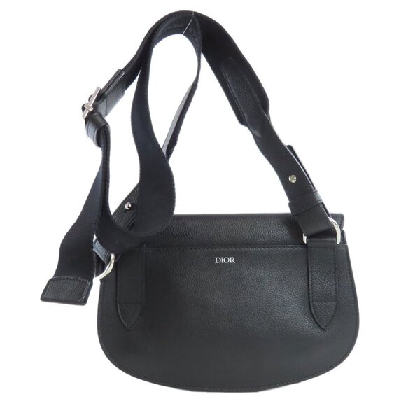 DIOR Black Leather Shoulder Bag - Picture 2 of 11